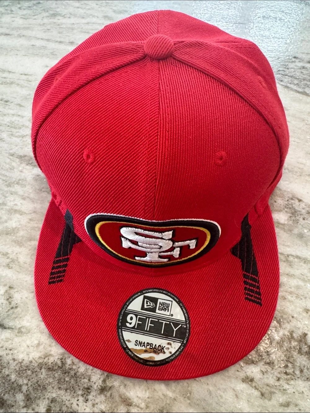 New Era San Francisco 49ers 9FIFTY SnapBack Hat Embroidered Team Logo Football